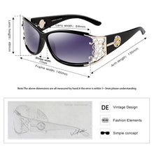 Load image into Gallery viewer, Fashion Women Polarized Sunglasses Luxury Designer UV400 Protecting Dark Shades for Lady Classic Wholesale Eyeglasses PZ9218