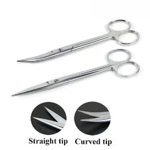 Load image into Gallery viewer, Animal Veterinary Vet Medical Stainless Steel Surgical Scissors Straight curved Tip Scissors Farming Tools