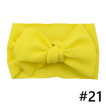 Load image into Gallery viewer, Baby Girls Headband Big Bow Hair Band Kids Adjustable Head Wrap Turban Infant Hair Accessories