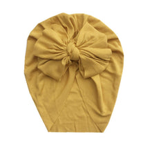 Load image into Gallery viewer, Newborn Baby Boy Girl Turban Cotton Beanie Winter Warm Soft Cap For Kids In Elegant Modern Style For Baby Girls