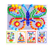 Load image into Gallery viewer, 296PCS Mushroom Nail Toys Children's Educational Toys Children's Intelligent 3D Puzzle Game Board Gifts For Kids Boys and Girls