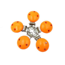 Load image into Gallery viewer, Wooden Baby Children Pacifier Holder Clip Infant Cute Round Nipple Clasps For Baby Product
