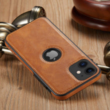 Load image into Gallery viewer, Luxury PU Leather Phone Case For iPhone 14 pro max 13 Pro max 11 12 Pro Max XR XS Max X 7 Plus case leather Slim Back Cover Compatible with iPhone 13 Pro Case Slim Leather Classic Luxury Elegant Phone Cover