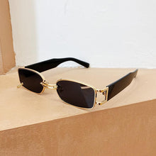 Load image into Gallery viewer, Popular Fashion Small Rectangle Women Luxury Sunglasses Brand Designer Vintage Punk Men Sunglasses Style With Shades UV400 Protection
