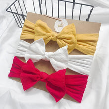 Load image into Gallery viewer, Baby Headbands For Newborn Hair Band Cute Baby Bow Flower Elastic Bow Headwear Kids Gifts Girl Hair Accessories