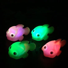 Load image into Gallery viewer, Baby Bath Flashing Light Toys Water Reaction Flashing Baby Bathroom Fish Toys LED Lamp for Toddler For Baby Shower Kids Toys