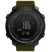 Load image into Gallery viewer, NORTH EDGE Men's sport Digital watch Hours Running Swimming Military Army watches Altimeter Barometer Compass waterproof 50m