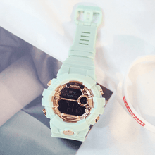 Load image into Gallery viewer, Electroic Shock Digital Watch Unisex Sports Waterproof Watch With LED Colorful Mode Wristwatch For Men and woman