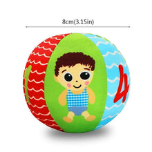 Load image into Gallery viewer, Animal Ball Soft Plush Baby Mobile Toys With Sound Baby Rattle Body Building Ball Newborn Educational Toys For Kids