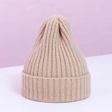 Load image into Gallery viewer, Winter Warm Baby Hat Fur Pompom Knitted Baby Hat Cap Infant Toddler Kids Hat Beanie In Modern Designer Style