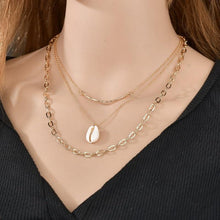 Load image into Gallery viewer, Modern Vintage Multilayer Crystal Gold Choker Pendant Necklace For Women Luxury Jewelry Perfect Gift Cool Style