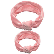 Load image into Gallery viewer, Modern Mother & Baby Headbands Kids Girl Bow With Rabbit ear Print Floral Hair Bands Parent-Child Hair Accessories