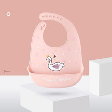 Load image into Gallery viewer, Food Grade Silicone Baby Bibs Waterproof Bib for Newborn Boy Girl Feeding Towel Burp Cloth For Kids