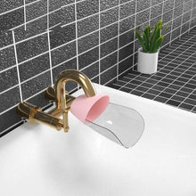 Load image into Gallery viewer, Silicone Baby Bath Toys Kids Faucet Extender children Hand Washing extender Bathroom Sink Rubber Water Reach Faucet Sink