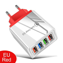 Load image into Gallery viewer, EU/US Plug USB Charger Quick Charge 3.0 For Phone Adapter Tablet Portable Wall Mobile Charger Fast Charging