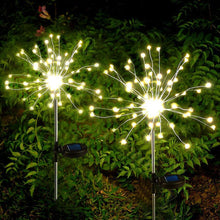 Load image into Gallery viewer, Modern Garden Luxury LED Solar Waterproof Lamp In Shape Of Tree Fireworks With Copper Wires