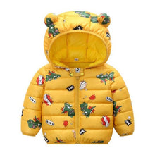 Load image into Gallery viewer, Infant Baby Hooded Warm Jackets For Baby Girls and Baby Boys For WInter In Modern New Luxury Shiny Design