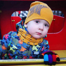 Load image into Gallery viewer, Modern New Trend Baby Hat Scarf Star Prints Cotton Children Boys Girl Cap Beanie Neck Collar Scarf Autumn Winter Warm Kids Hats For Kids