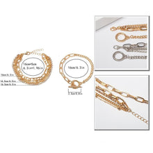 Load image into Gallery viewer, Bohemian Geometric Crystal Multi Layer Bracelets Bangles Charm Adjustable Lasso Bracelet Set For Women Luxury Jewelry Gifts