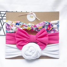 Load image into Gallery viewer, Baby Headbands For Newborn Hair Band Cute Baby Bow Flower Elastic Bow Headwear Kids Gifts Girl Hair Accessories
