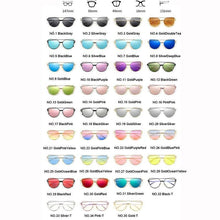 Load image into Gallery viewer, NEW Stevvex Designer Cat eye Sunglasses For Women and Ladies in Vintage Metal Reflective Glasse Mirror Retro Oculos De Sol Gafas Style With UV 400 Protection