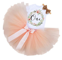 Load image into Gallery viewer, New 1st Birthday Tutu Baby Infant Christening Cake Dresses for Party Kids 1 Year Baby Girl For Birthday Party