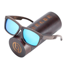 Load image into Gallery viewer, New Elegant Square Sunglasses Bamboo Brown Wood Sun glasses Polarized Vintage For Women and Men With UV400 Protection