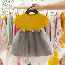 Load image into Gallery viewer, Fashion Modern New Spring Toddler Kids Baby Girls Patchwork Tulle Casual Princess Dress For Girls