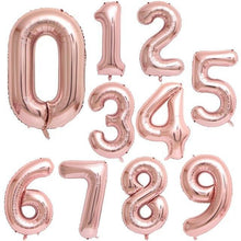 Load image into Gallery viewer, Elegant Luxury Helium Modern 32inch Luxury Ballon Number Foil Ballons For Party and Celebrations Modern Decoration for Celebration