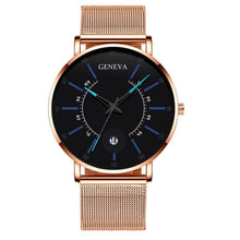 Load image into Gallery viewer, Men Watches Luxury Fashion Mens Business Watch Ultra Thin Stainless Steel Mesh Belt Quartz Wrist Watch For Men's and Boys