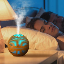 Load image into Gallery viewer, Mini USB Aroma Essential Oil Diffuser Ultrasonic Air Humidifier Mist Maker Aroma 7 Color LED Light Home Office