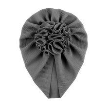 Load image into Gallery viewer, Baby Flower Turban Headwraps Caps Elastic Hair Accessories Bow For Baby Girls