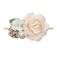 Load image into Gallery viewer, Handmade Luxury Pearl Baby Headbands Bundle Nylon Elastic Newborn Hair Accessories for Girls Kids