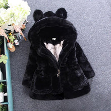 Load image into Gallery viewer, Baby Girl Modern Designer Style Jacket Hooded Cute Thicker Warm Soft Toddler Coat For Kids