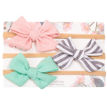 Load image into Gallery viewer, Baby Girls Headband Infant Elastic Headwear Kids Hair Accessories Bow Set For Baby Girls