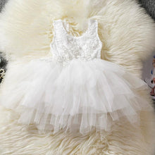 Load image into Gallery viewer, Luxury Modern Flower Newborn Baby Dress New Summer Cute Baby Girls Clothes Tulle Lace Infant Party Clothing Dress For Girls