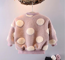 Load image into Gallery viewer, Modern Newborn Baby Girl Clothes Long Sleeve Fleece Cashmere Coat for Toddler Girls Sweaters In Modern Style