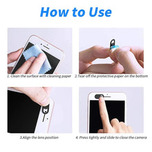 Load image into Gallery viewer, ANKNDO Webcam Cover Universal Phone Antispy Camera Cover For iPad Web Laptop PC Macbook Tablet lenses Privacy Sticker For Xiaomi