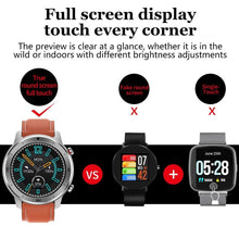 Load image into Gallery viewer, Modern Full Round Touch Display Smart Watch for Men In Business Luxury Style With IP68 Waterproof Protection and Heart Rate Blood Pressure Monitor 5 Days Standby Smartwatch