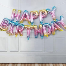 Load image into Gallery viewer, 13pcs Luxury Happy Birthday Decoration Balloons Rose Gold Letter Foil Ballons Birthday Party Decorations Globos Balony Anniversaire For Birthdays and Celebrations