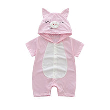 Load image into Gallery viewer, Infant Jumpsuit Summer Romper Cartoon Animal Print Girl and Boy Cotton Suit Newborn Romper Design