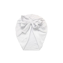 Load image into Gallery viewer, Luxury Modern Baby Headband Hat Bowknot Print Cotton Stretchy Turban Headband Infant Head Wrap Beanie Hat For Babies and Kids