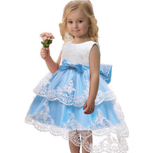 Load image into Gallery viewer, 1st Birthday Dress For Baby Girl Clothes Princess Ceremony Pink Blue Red Dresses Excellent Look Unique Design