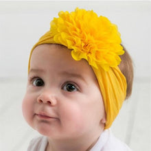 Load image into Gallery viewer, Headband Turban Flower Baby Girl Headbands Elastic Kids Hair Band Kids Hair Accessories Hair Bow For Girls