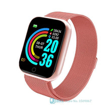 Load image into Gallery viewer, Luxury NEW Fashion Style Stainless Steel Smart Watch For Women and Men Electronics Sport Wrist Watch For Android IOS Square Smartwatch Smart