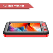 Load image into Gallery viewer, 4.3 Inch IPS Screen Industrial Endoscope Camera HD1080P 2.0MP 8MM Mini Lens USB Car Inspection Borescope 8 LEDs IP67 Waterproof