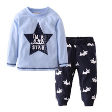 Load image into Gallery viewer, Newborn Baby Boy Clothes Set Long Sleeve Letter Like A Boss T-shirt , Pants Infant Clothing Set For Baby