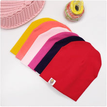 Load image into Gallery viewer, Baby Street Dance Hip Hop Hat Cotton Toddler Hat for Boys and Girls Cap Winter Warm Solid Color Children Hat In Modern Design