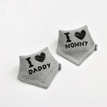 Load image into Gallery viewer, 2 Pcs Baby Bibs Bandana Cotton Double Layers Drool Bib For Boys And Girls Triangle Bibs Infant Towel