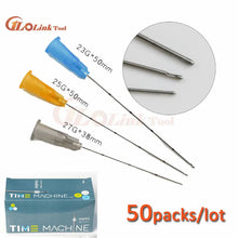 Load image into Gallery viewer, 50packs Fine Micro Cannula Needle Tips 25G/27G/30G Plain Ends Notched Endo needle tip Syringe 4.8 9 Reviews Tool Parts